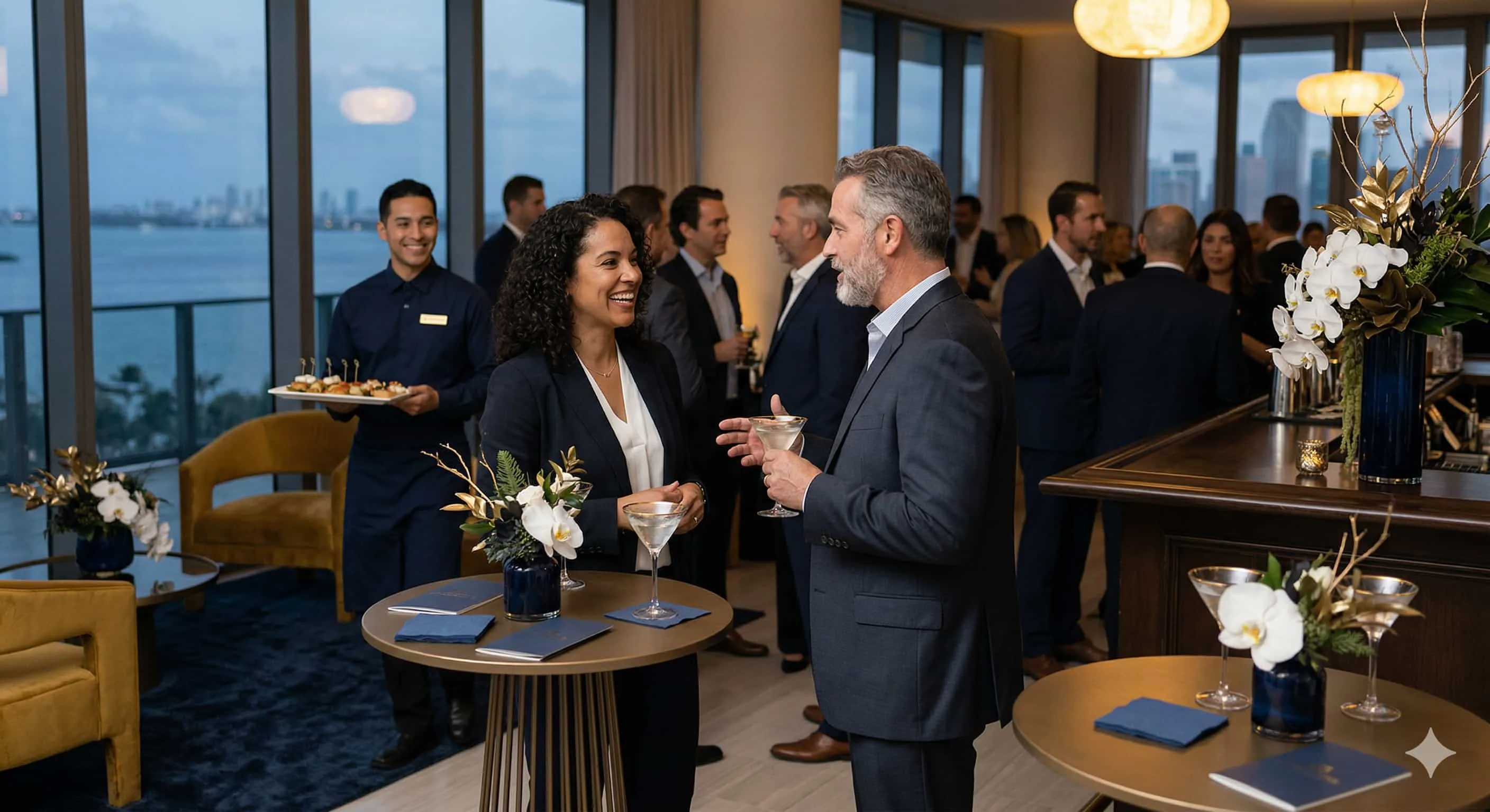 Brand activation event with immersive premium experience and visible brand presence